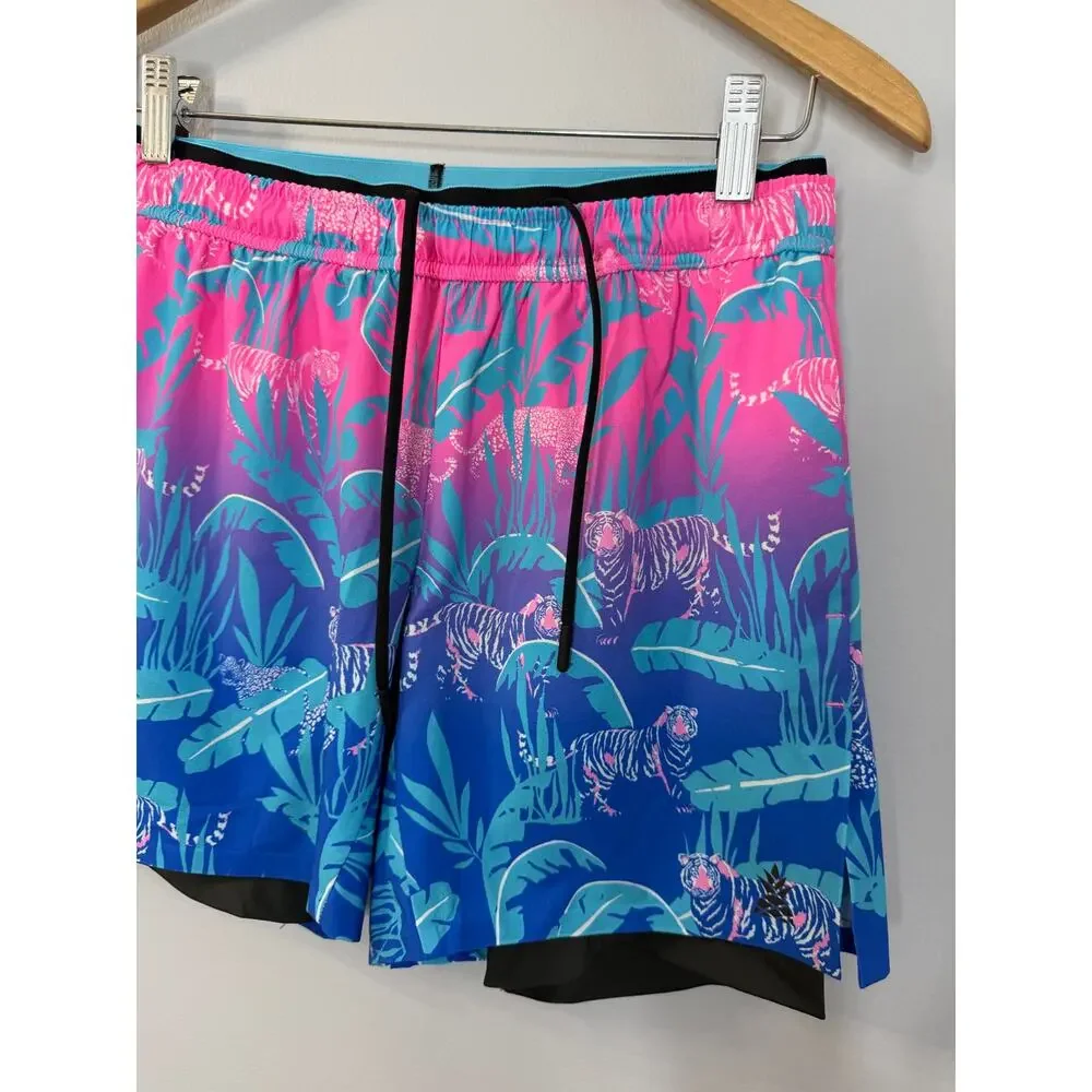 Chubbies The Hydrofoils Classic Swim Trunks‎ Mens S Blue Pink 5.5